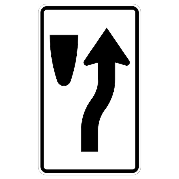 Sign Solutions Usa 30 in Height, 18 in Width, Aluminum, Vertical Rectangle DUS08HWT1830R4-7C - main